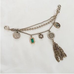 Lulu Frost for J. Crew Heirloom Charm Bracelet, Designer Collab, Gold Bracelet